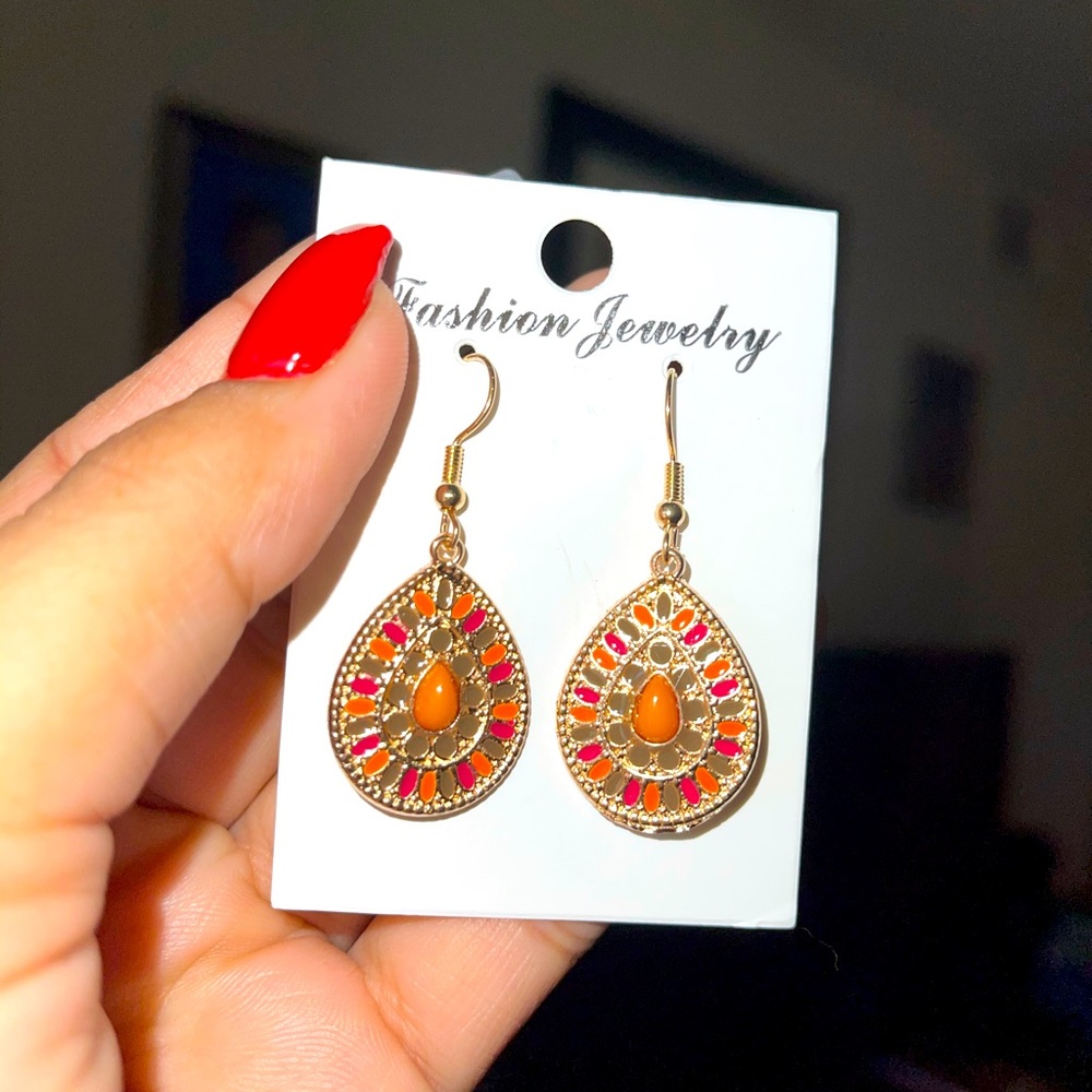 Vintage drop dangle earrings
